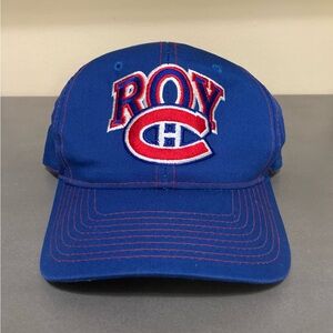 Vintage 90’s - Patrick Roy #33 -  Montreal Canadians Starter SnapBack Hat